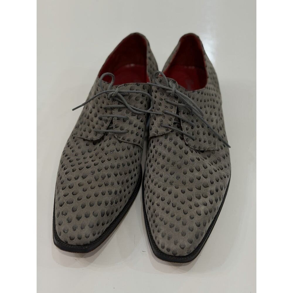 Emilio Franco Vero Cuoio Hand Made In Italy Leather Men's - Size 9 Gray
